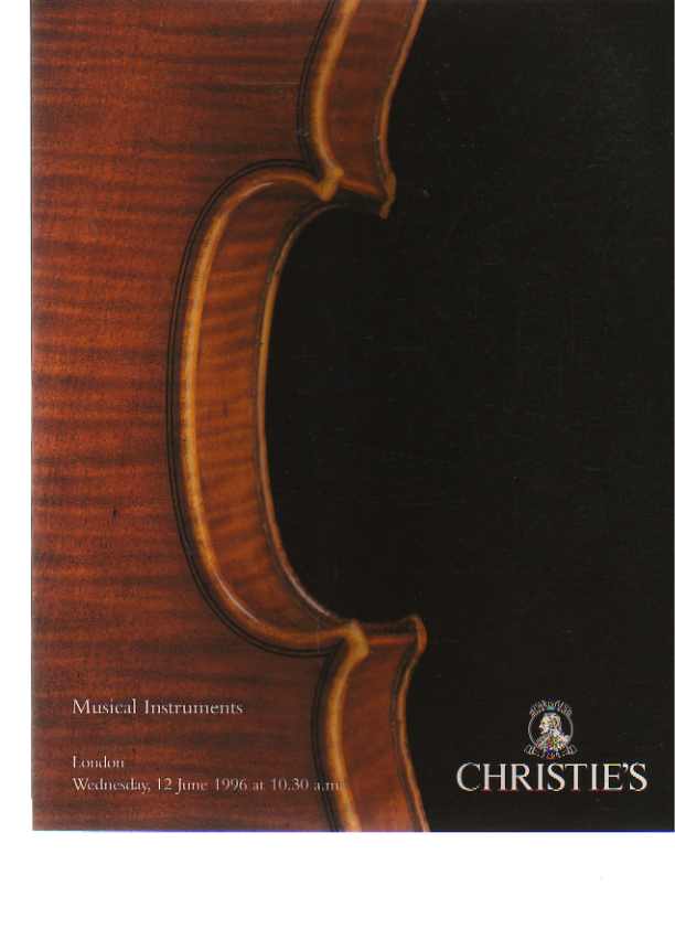 Christies June 1996 Musical Instruments