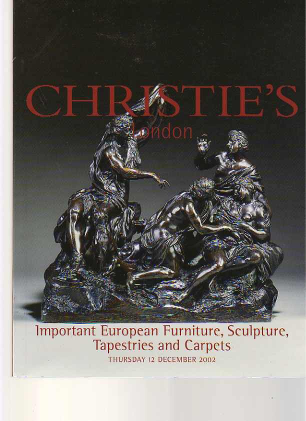 Christies 2002 Important European Furniture, Works of Art