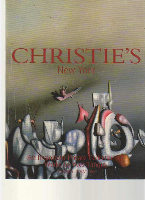 Christies May 2001 Private Coll. Important Works by Yves Tanguy (Digital Only)