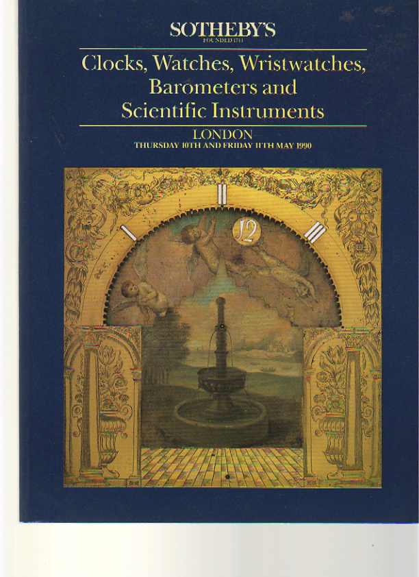 Sothebys 1990 Clocks, Wristwatches & Scientific Instruments