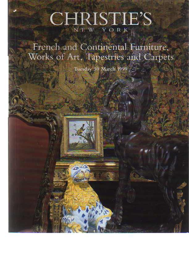 Christies 1999 French & Continental Furniture, Works of art