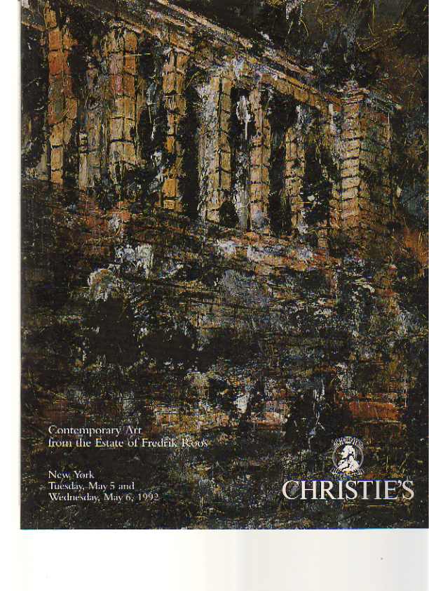Christies 1992 Contemporary Art (estate of Frank Roos)