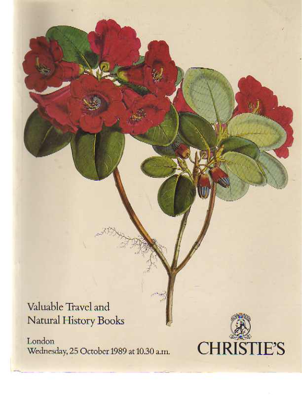 Christies 1989 Valuable Travel & Natural History Books - Click Image to Close