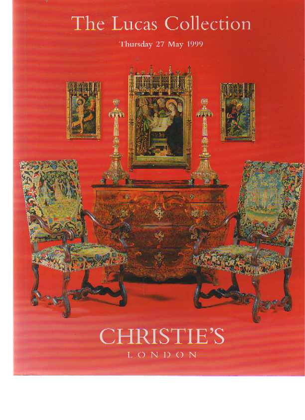 Christies 1999 The Lucas Collection, early furniture, etc - Click Image to Close