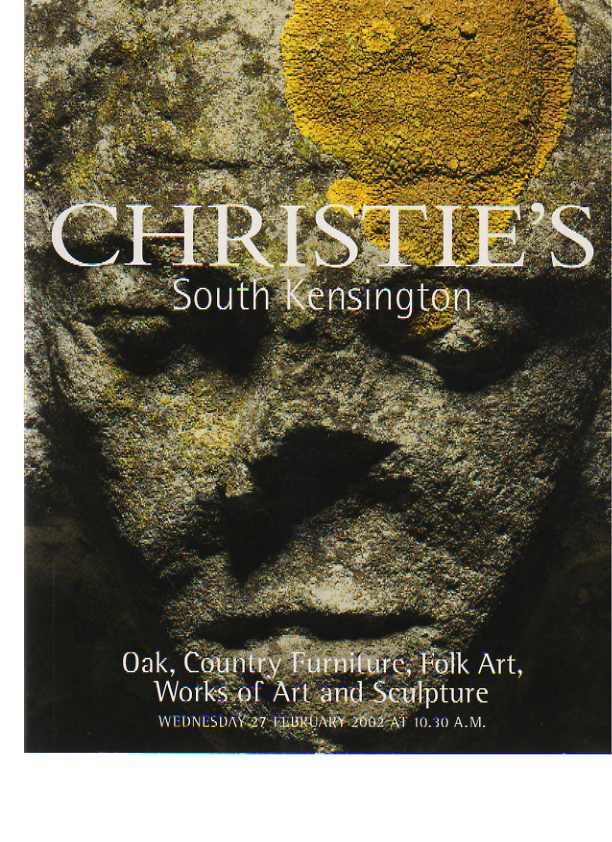 Christies 2002 Oak, Country Furniture & Works of Art