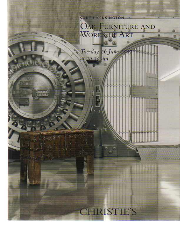 Christies 2007 Oak Furniture & Works of Art