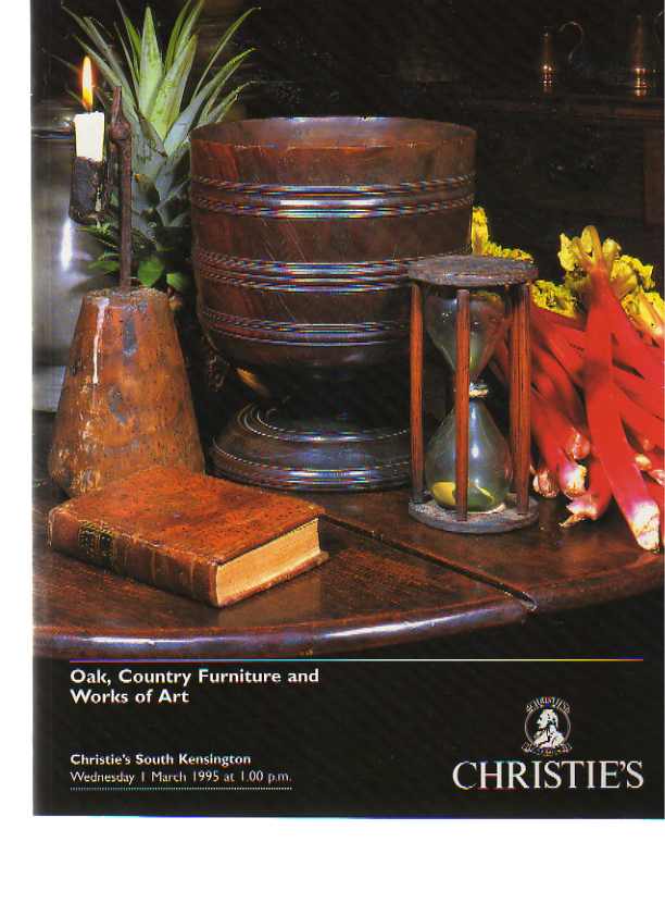 Christies 1995 Oak, Country Furniture, Works of Art