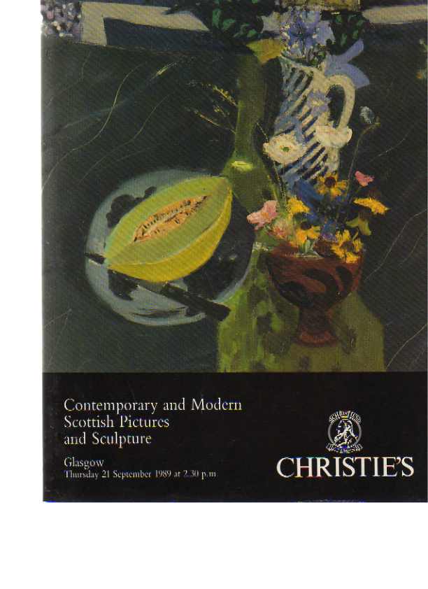 Christies 1989 Contemporary & Modern Scottish Pictures,Sculpture