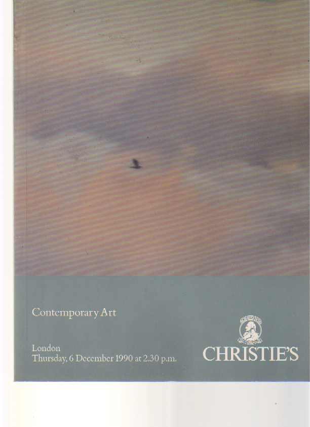 Christies December 1990 Contemporary Art