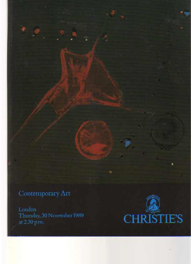 Christies November 1989 Contemporary Art