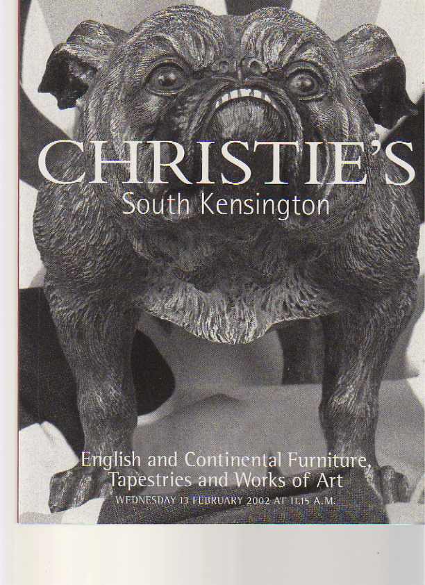 Christies 2002 English and Continental Furniture, Tapestries, .