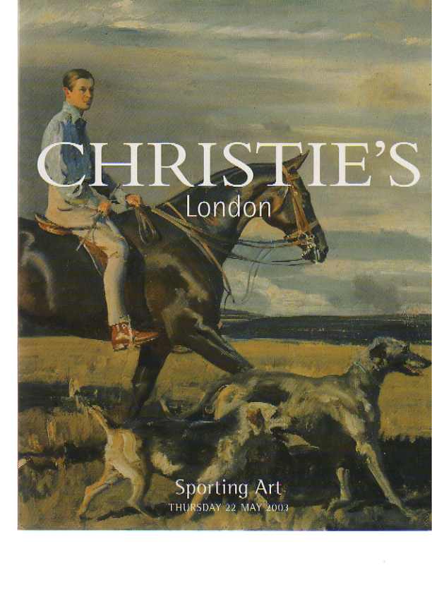 Christies May 2003 Sporting Art