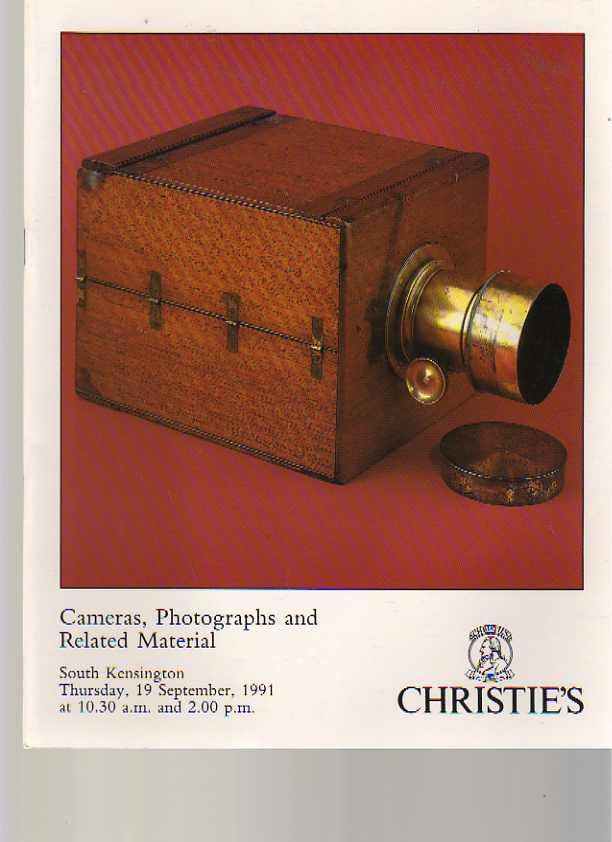 Christies 1991 Cameras, Photographs & Related Material