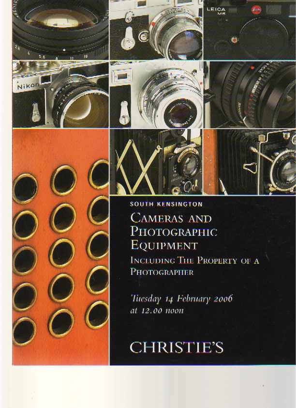 Christies 2006 Cameras & Photographic Equipment