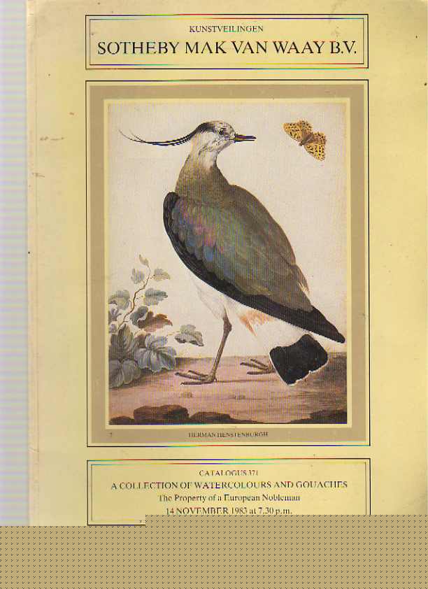 Sothebys 1983 Collection of Old Master Watercolors & Gouaches