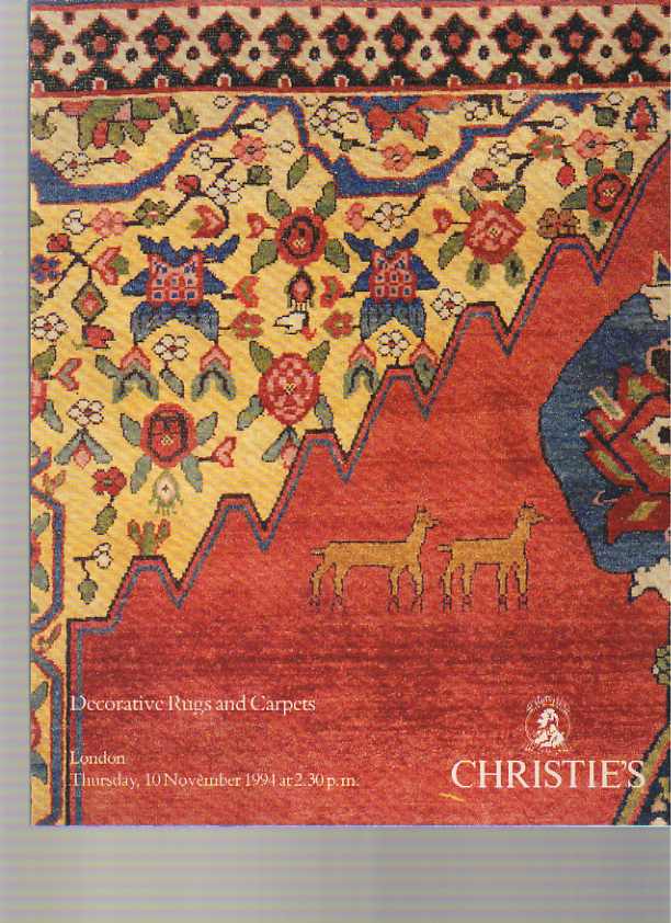 Christies 1994 Decorative Rugs & Carpets