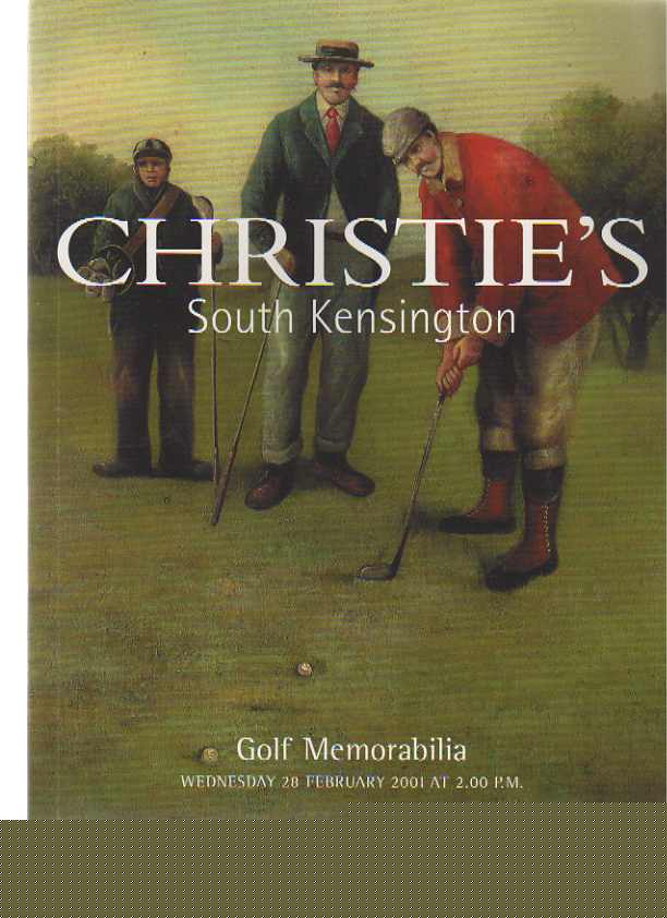 Christies 2001 Golf Memorabilia