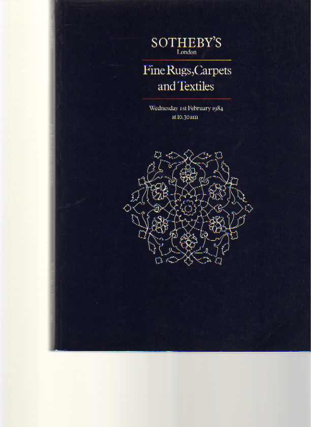 Sothebys 1984 Fine Rugs, Carpets and Textiles