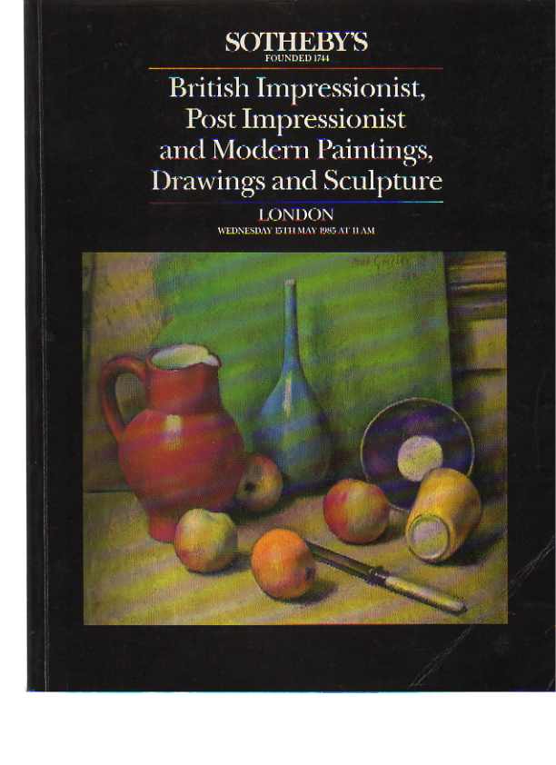 Sothebys 1985 British Impressionist & Modern Paintings - Click Image to Close