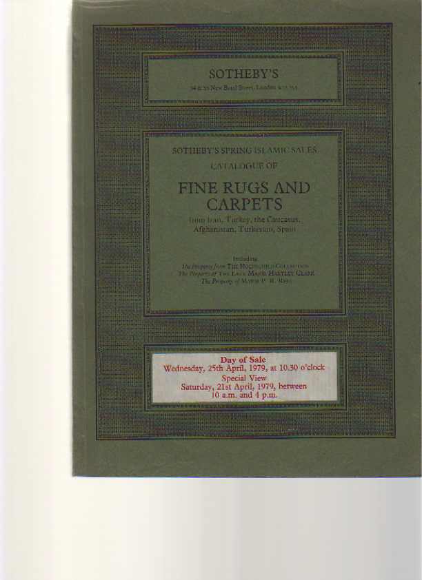 Sothebys 1979 Fine Rugs and Carpets