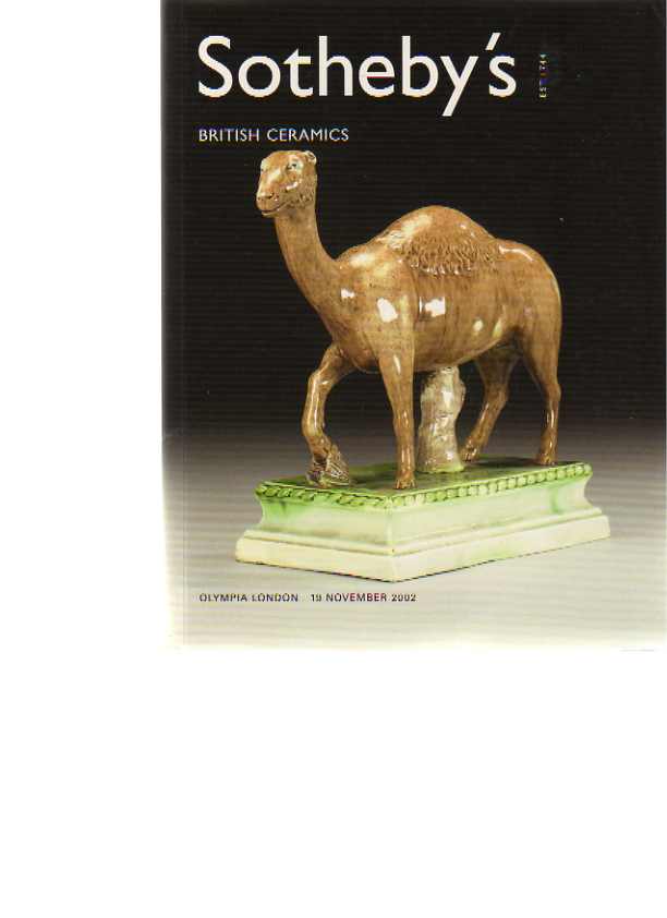 Sothebys November 2002 British Ceramics