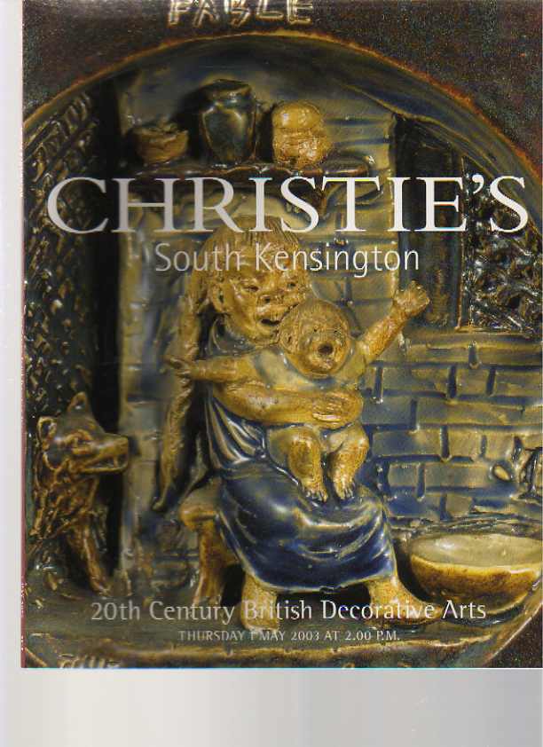 Christies 2003 20th C British Decorative Arts