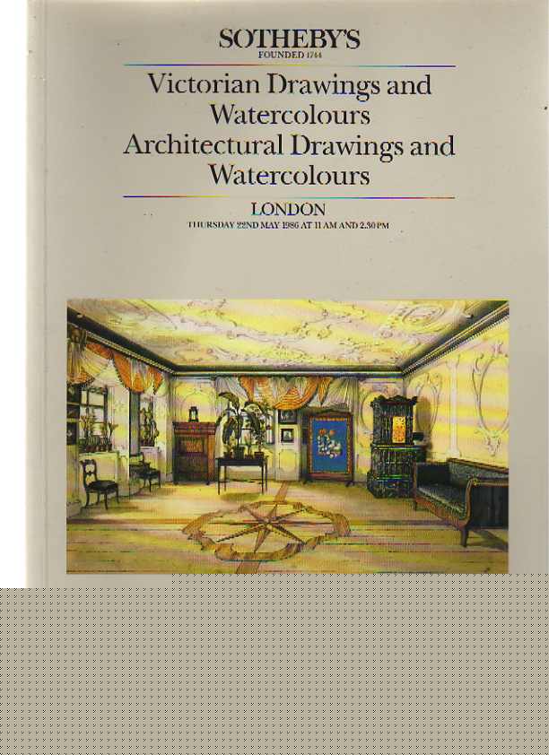 Sothebys 1986 Victorian & Architectural Drawings