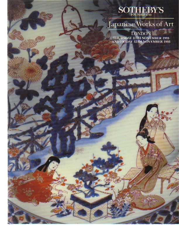 Sothebys November 1993 Japanese Works of Art