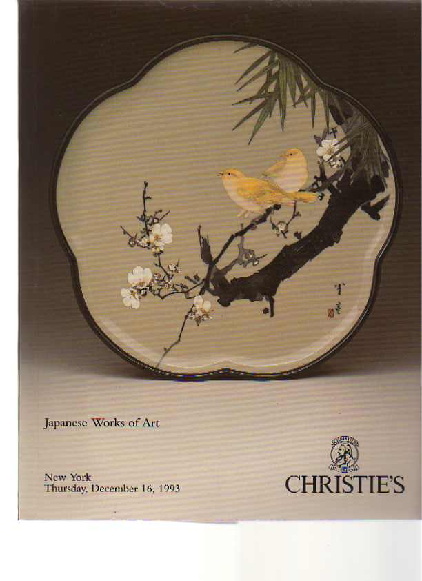 Christies December 1993 Japanese Works of Art (Digital Only)