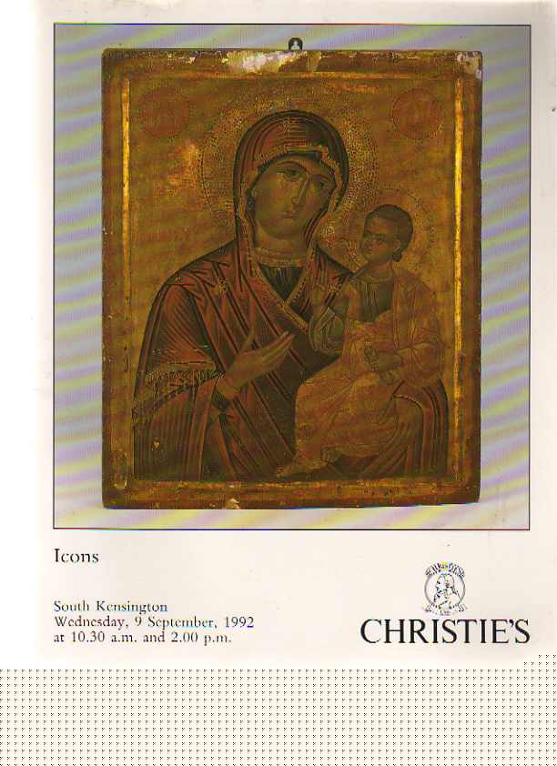 Christies September 1992 Icons