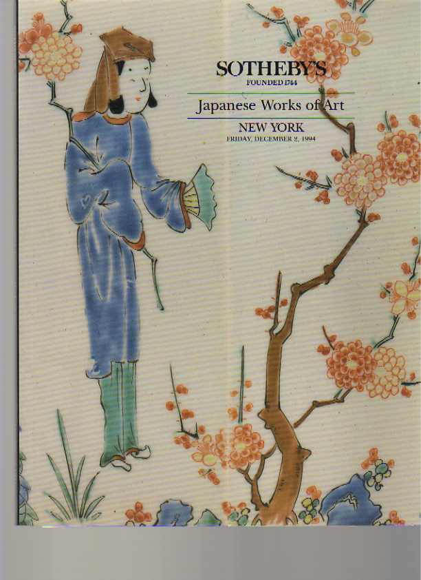 Sothebys XDecember 1994 Japanese Works of Art