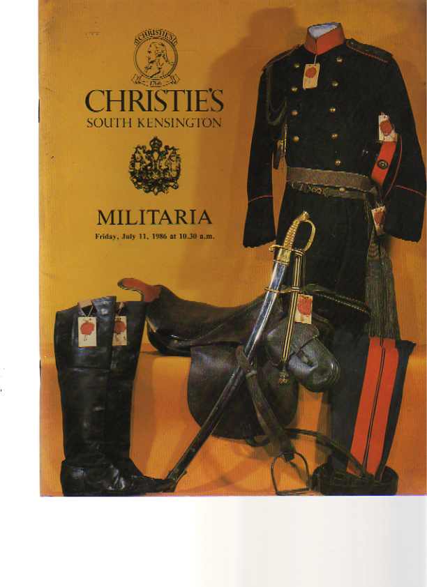 Christies 1986 Militaria