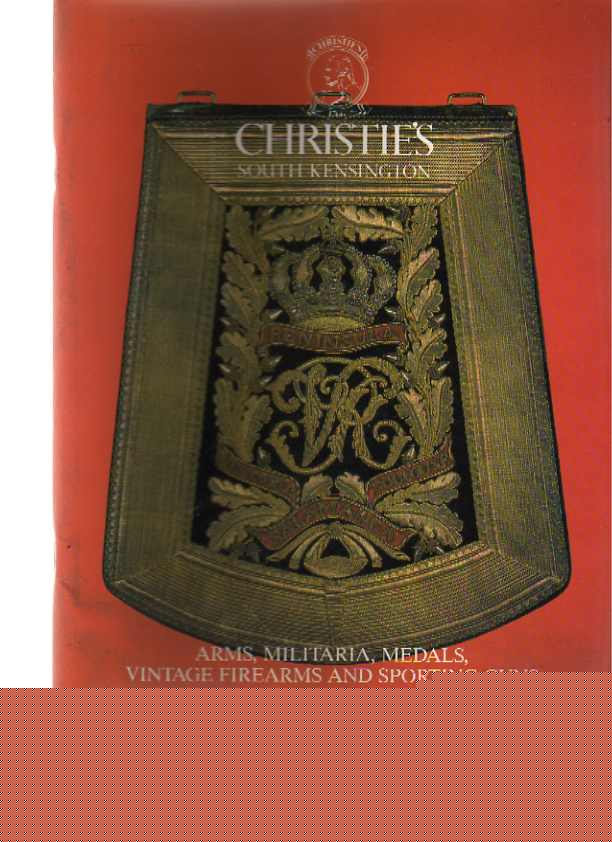 Christies 1985 Arms Militaria Vintage Firearms Sporting Guns