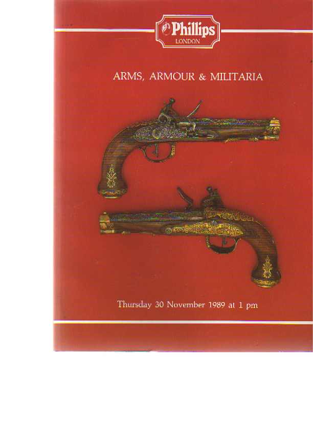 Phillips 1989 Arms, Armour & Militaria