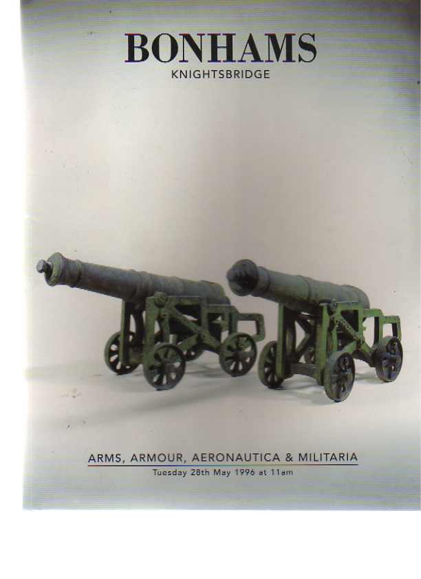 Bonhams 1996 Arms, Armour Aeronautica & Militaria