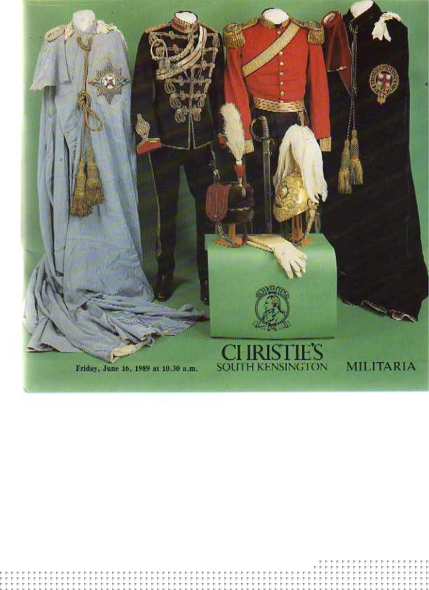 Christies 1989 June Militaria