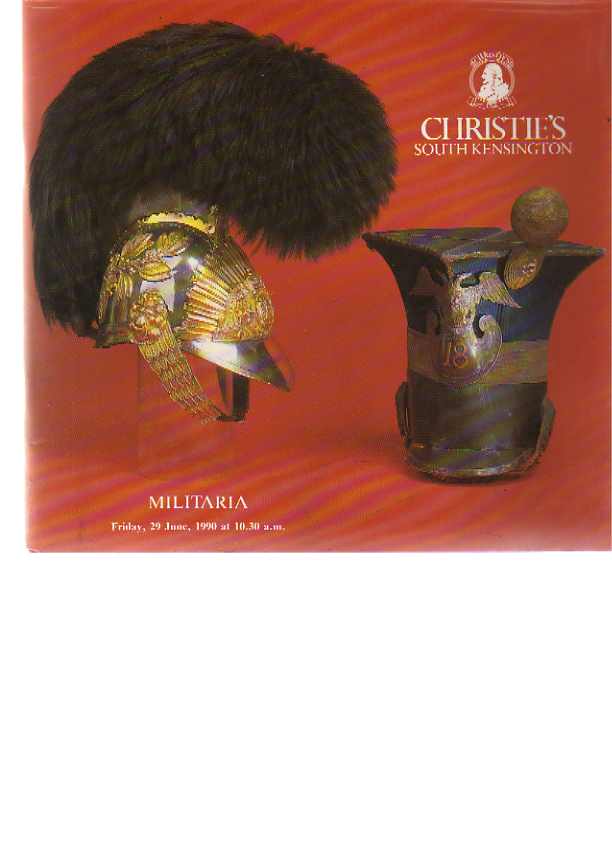 Christies June 1990 Militaria