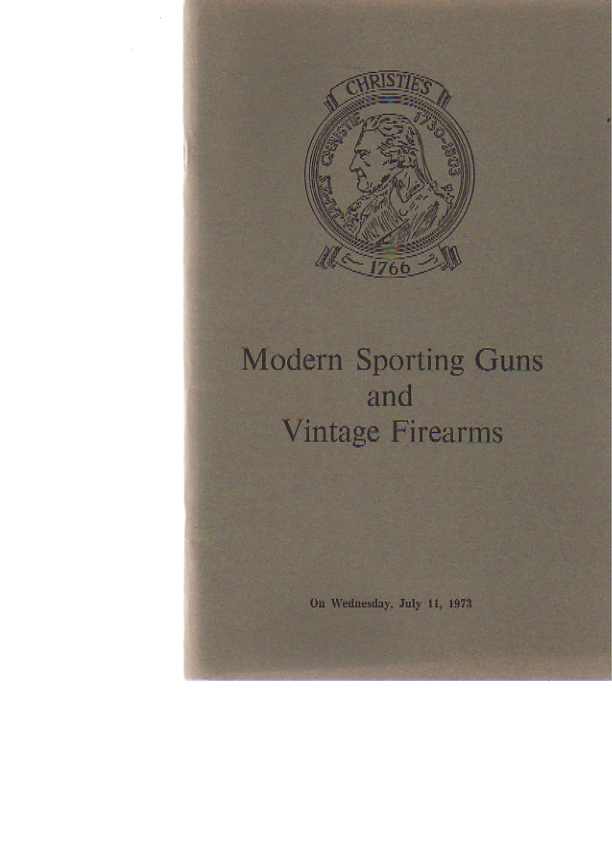 Christies 1973 Sporting Guns & Vintage Firearms