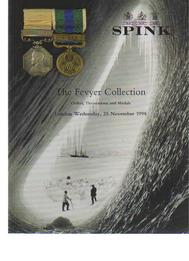 Spink 1998 Fevyer Collection Orders, Decorations, Medals
