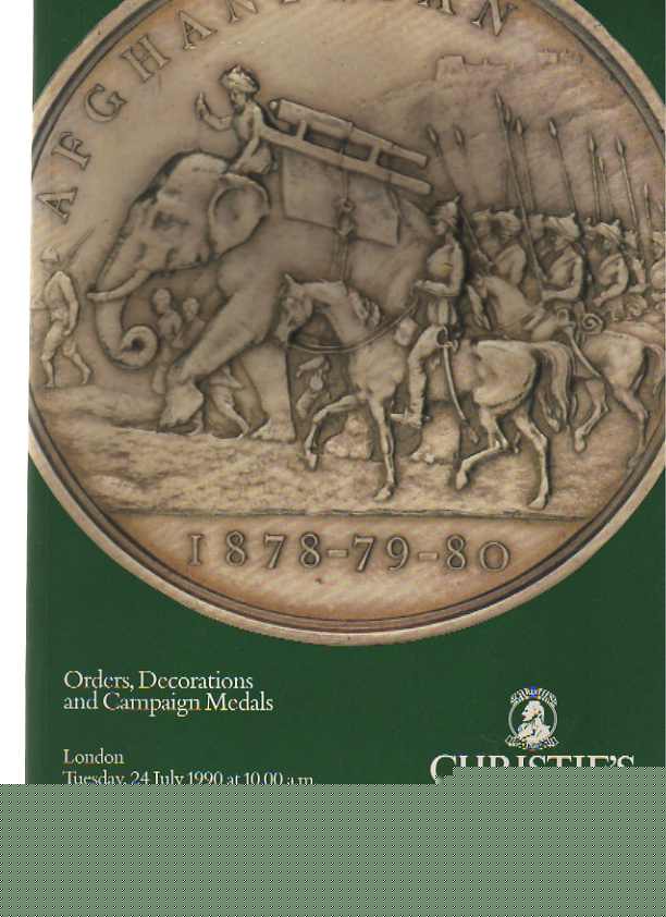 Christies 1990 Orders, Decorations & Campaign Medals