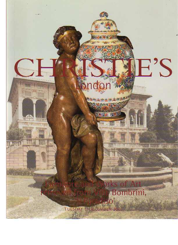Christies 2001 European Furniture - Villa Bombrini Il Paradiso - Click Image to Close