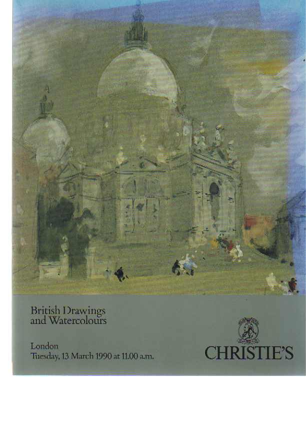 Christies March 1990 British Drawings & Watercolours
