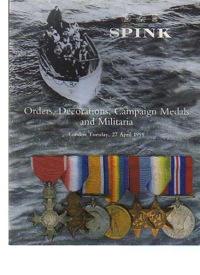 Spink 1999 Orders, Decorations, Campaign Medals & Militaria