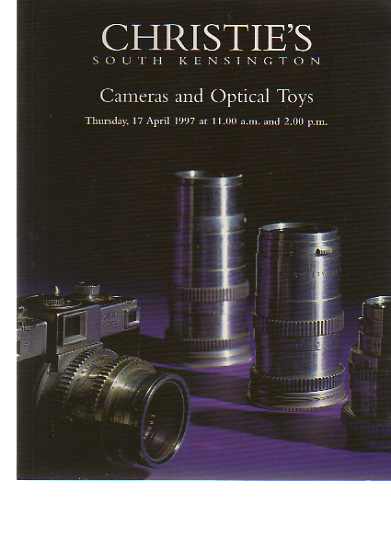 Christies April 1997 Cameras & Optical Toys