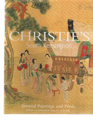 Christies November 1999 Oriental Paintings & Prints