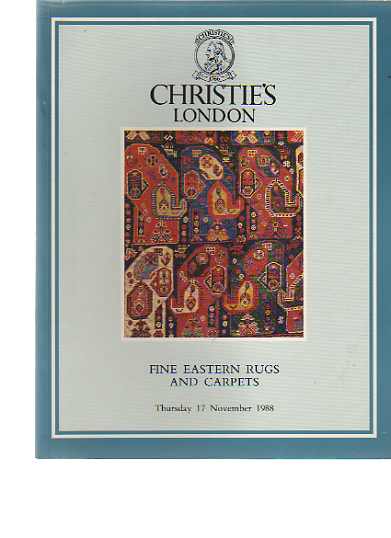 Christies November 1988 Fine Eastern Rugs & Carpets