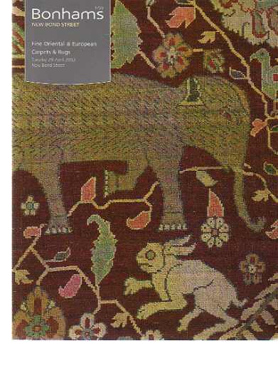 Bonhams 2003 Fine Oriental & European Carpets & Rugs - Click Image to Close