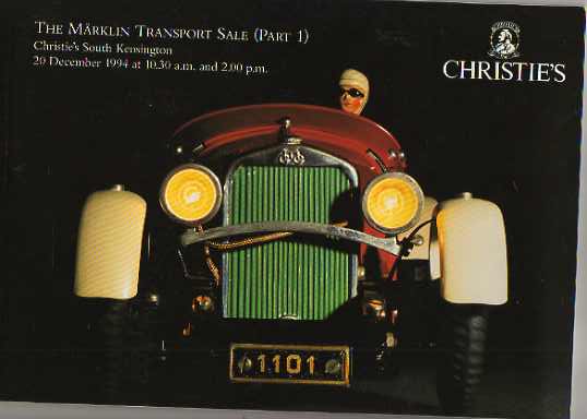 Christies 1994 The Marklin Transport Sale Part 1