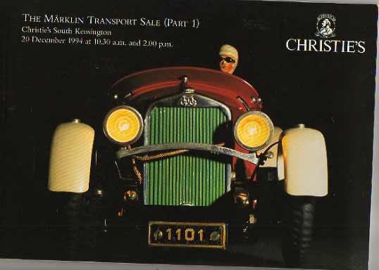 Christies 1994 The Marklin Transport Sale Part 1 - Click Image to Close