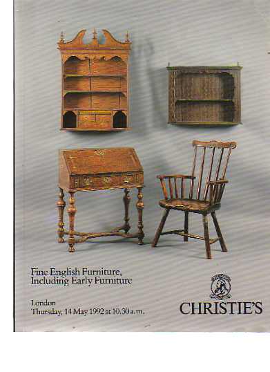 Christies 1992 Fine Early English Furniture
